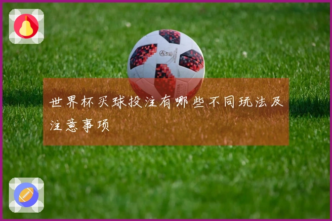 世界杯买球投注有哪些不同玩法及注意事项